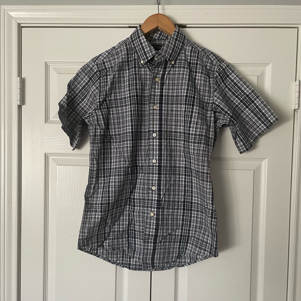 Faded Glory Plaid Stripe Shirt NWOT